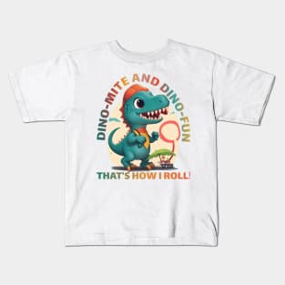 cute dinosaur Kids T-Shirt